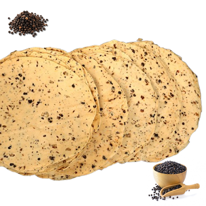 Blackpepper (Normal Spicy) & Anardana Papad Combo (500g each) - Image 2