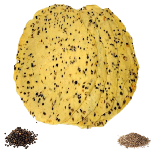 Amritsari BlackPepper Papad made with Udad Dal (Normal Spicy)