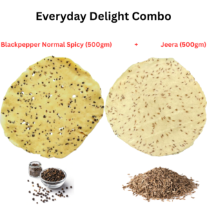 Blackpepper & Jeera Papad combo