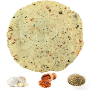 Amritsari Garlic & Methi Papad made with Udad Dal
