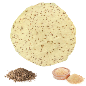 Amritsari Jeera Papad made with Udad Dal