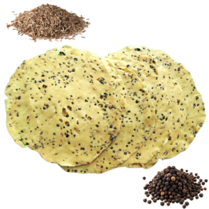 Amritsari BlackPepper Papad made with Udad Dal (Normal Spicy)