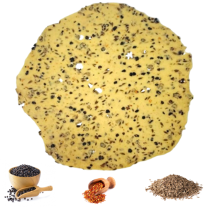 SPICY Blackpepper Papad made with Udad Dal (Extra Blackpepper)